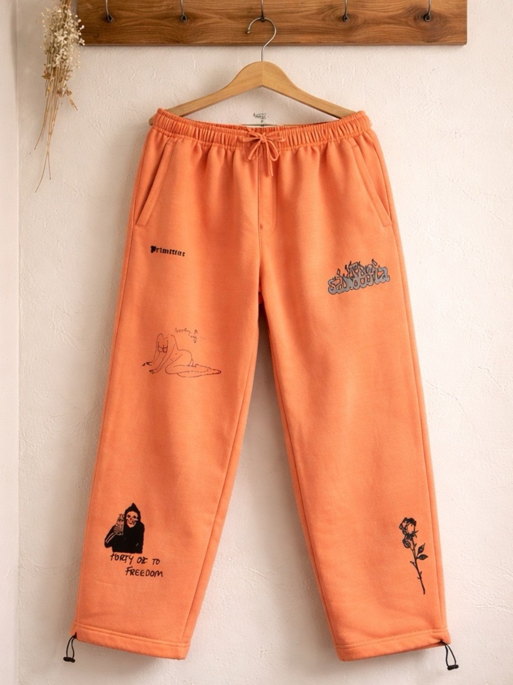 NEW Primitive x Sublime Boardwalk Baggy Sweatpants | Size Large